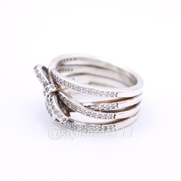 AUTHENTIC PANDORA Delicate Sentiments Statement Ring - Picture 2 of 13